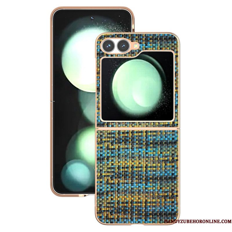 Hoesje Voor Samsung Galaxy Z Flip 7 Fe Kunstleer Met Textuur
