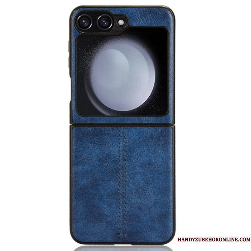 Hoesje Voor Samsung Galaxy Z Flip 7 Fe Kunstleren Stiksels