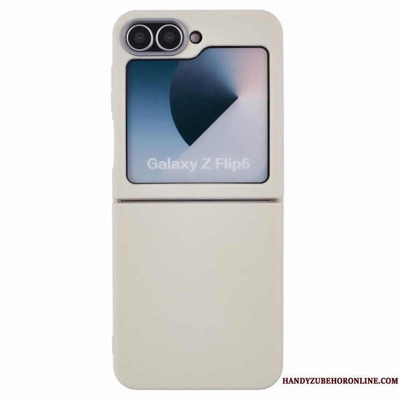 Hoesje Voor Samsung Galaxy Z Flip 7 Fe Leertextuur