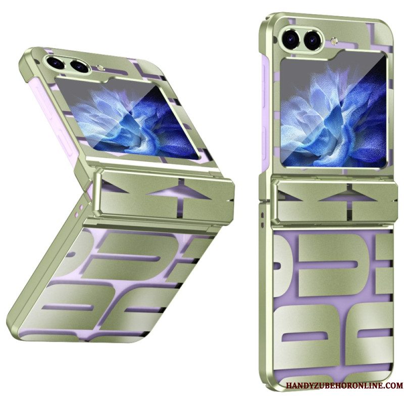 Hoesje Voor Samsung Galaxy Z Flip 7 Fe Letters Met Gehard Glazen Folie