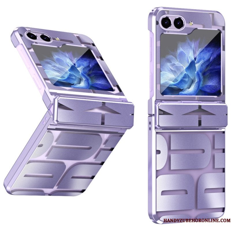 Hoesje Voor Samsung Galaxy Z Flip 7 Fe Letters Met Gehard Glazen Folie