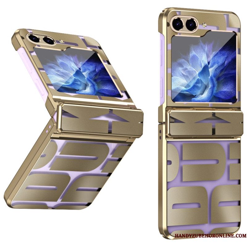Hoesje Voor Samsung Galaxy Z Flip 7 Fe Letters Met Gehard Glazen Folie