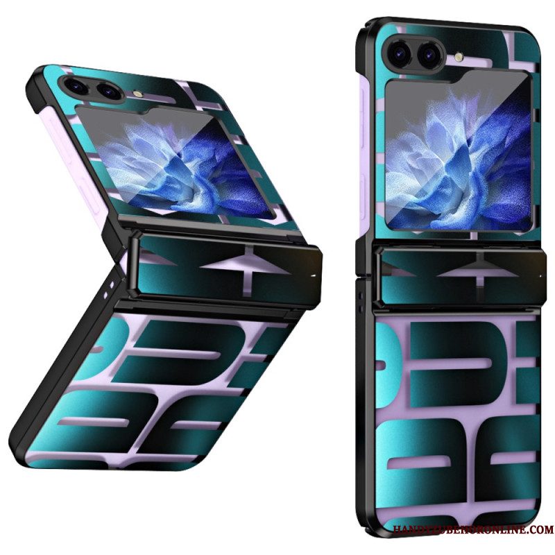 Hoesje Voor Samsung Galaxy Z Flip 7 Fe Letters Met Gehard Glazen Folie