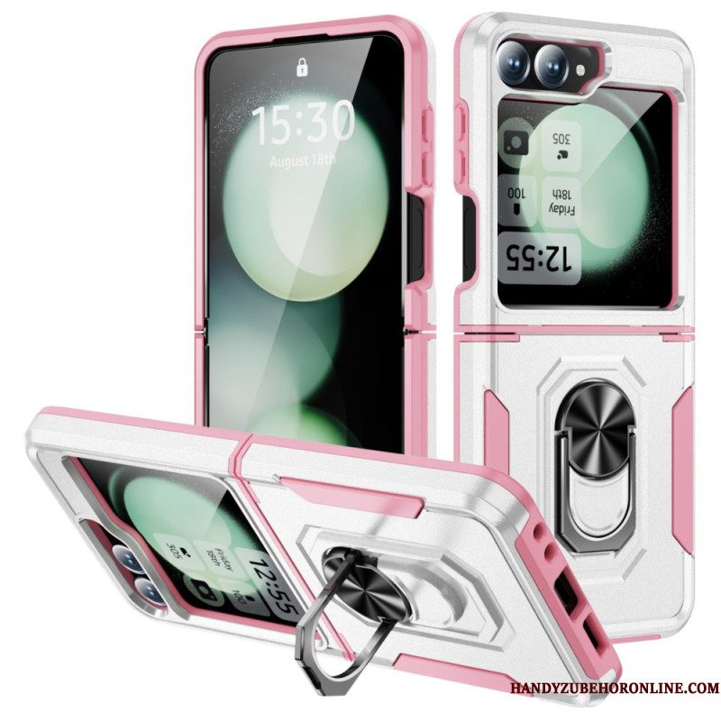 Hoesje Voor Samsung Galaxy Z Flip 7 Fe Robuust Met Ringstandaard