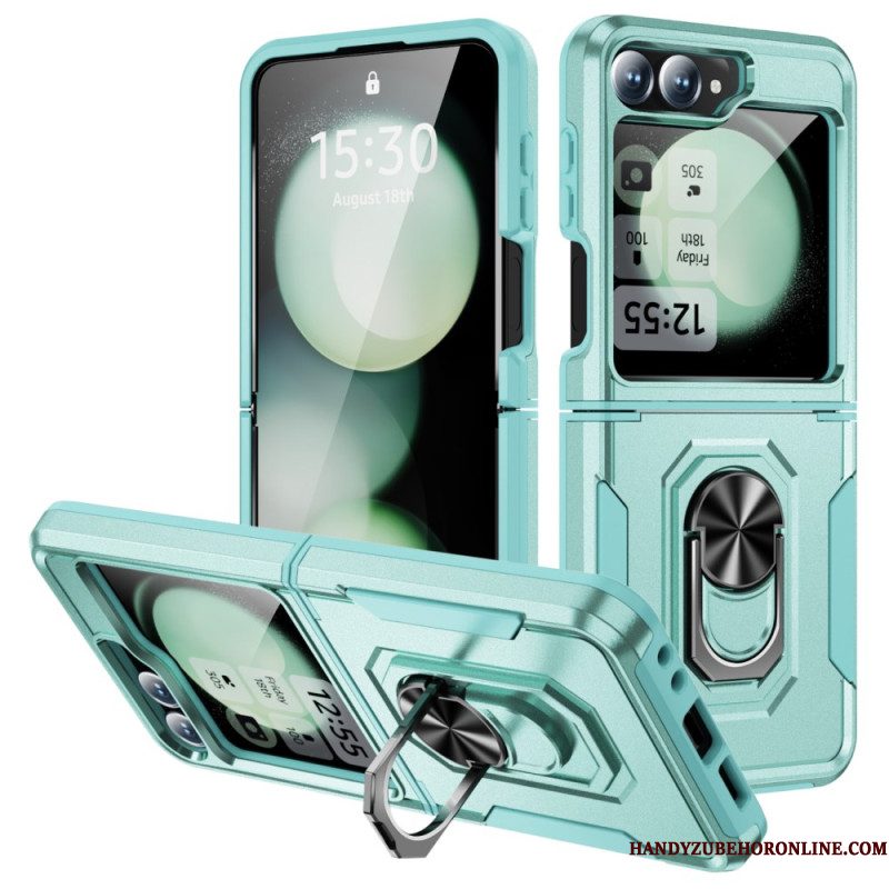 Hoesje Voor Samsung Galaxy Z Flip 7 Fe Robuust Met Ringstandaard