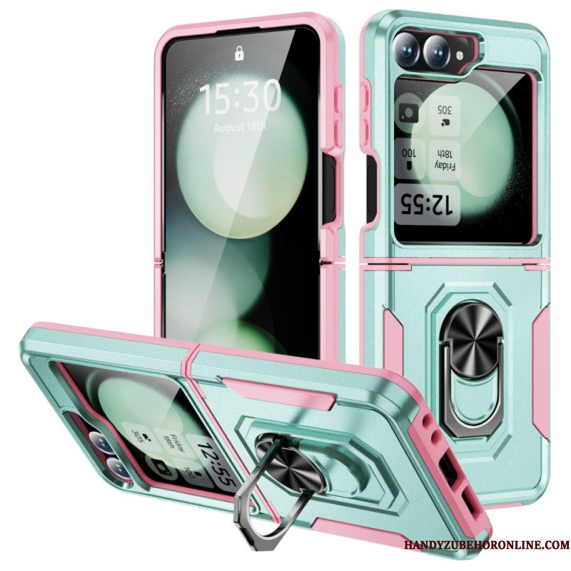 Hoesje Voor Samsung Galaxy Z Flip 7 Fe Robuust Met Ringstandaard