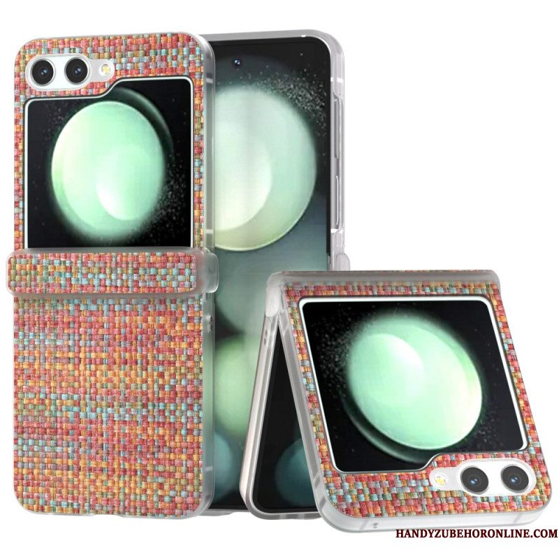 Hoesje Voor Samsung Galaxy Z Flip 7 Fe Stoffen Effect