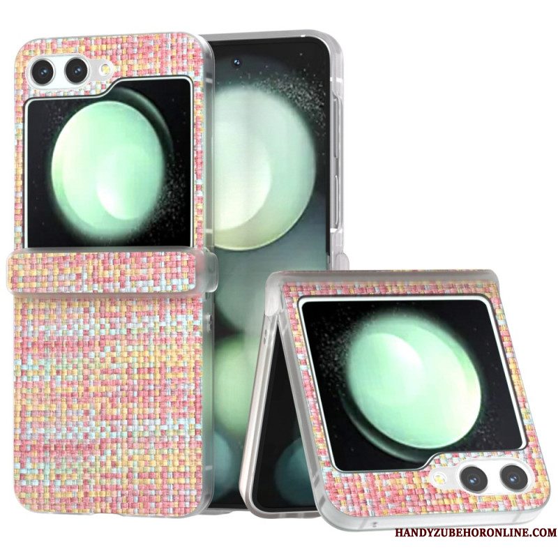 Hoesje Voor Samsung Galaxy Z Flip 7 Fe Stoffen Effect