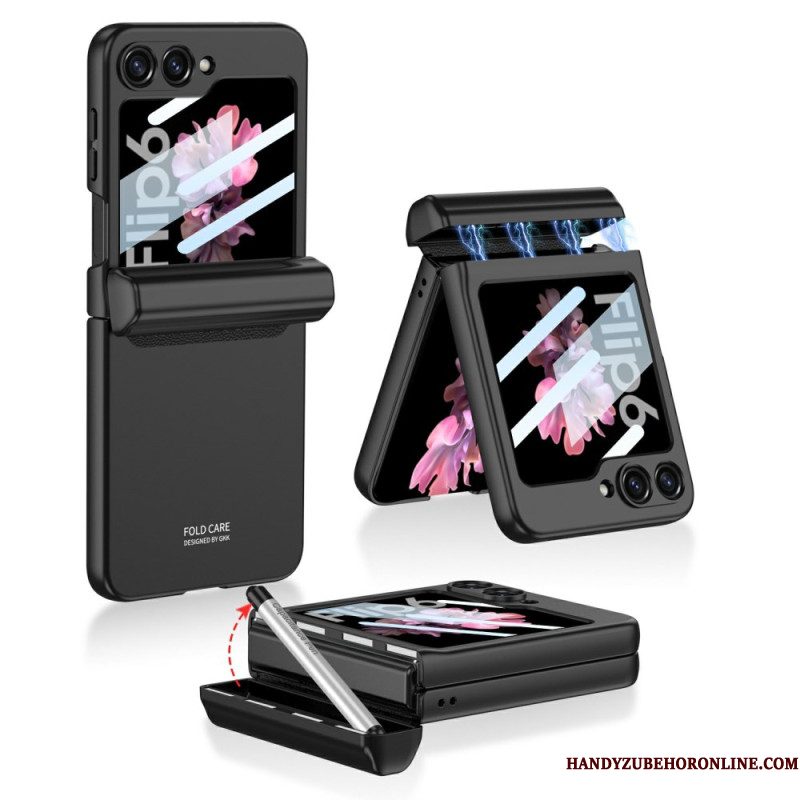 Hoesje Voor Samsung Galaxy Z Flip 7 Fe Stylus En Magnetisch Scharnier