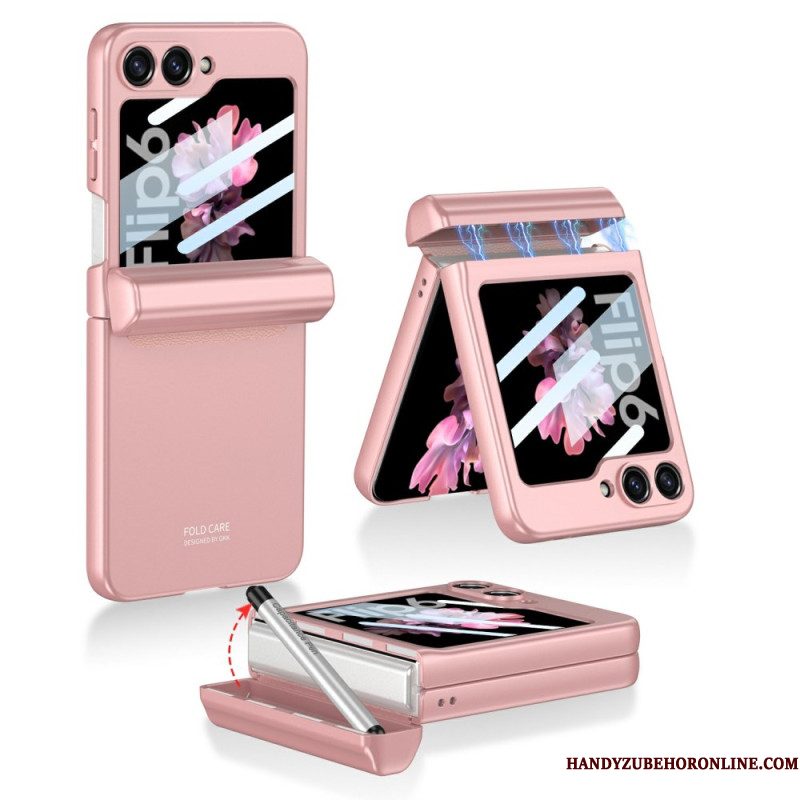 Hoesje Voor Samsung Galaxy Z Flip 7 Fe Stylus En Magnetisch Scharnier