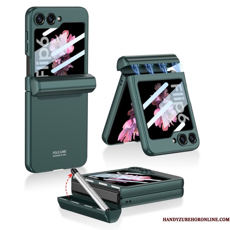 Hoesje Voor Samsung Galaxy Z Flip 7 Fe Stylus En Magnetisch Scharnier