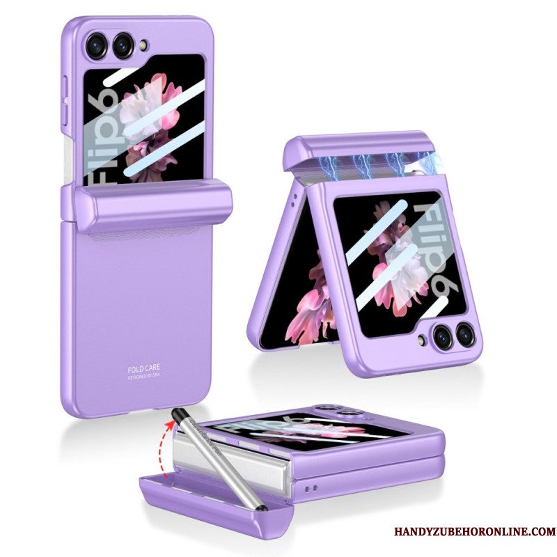 Hoesje Voor Samsung Galaxy Z Flip 7 Fe Stylus En Magnetisch Scharnier