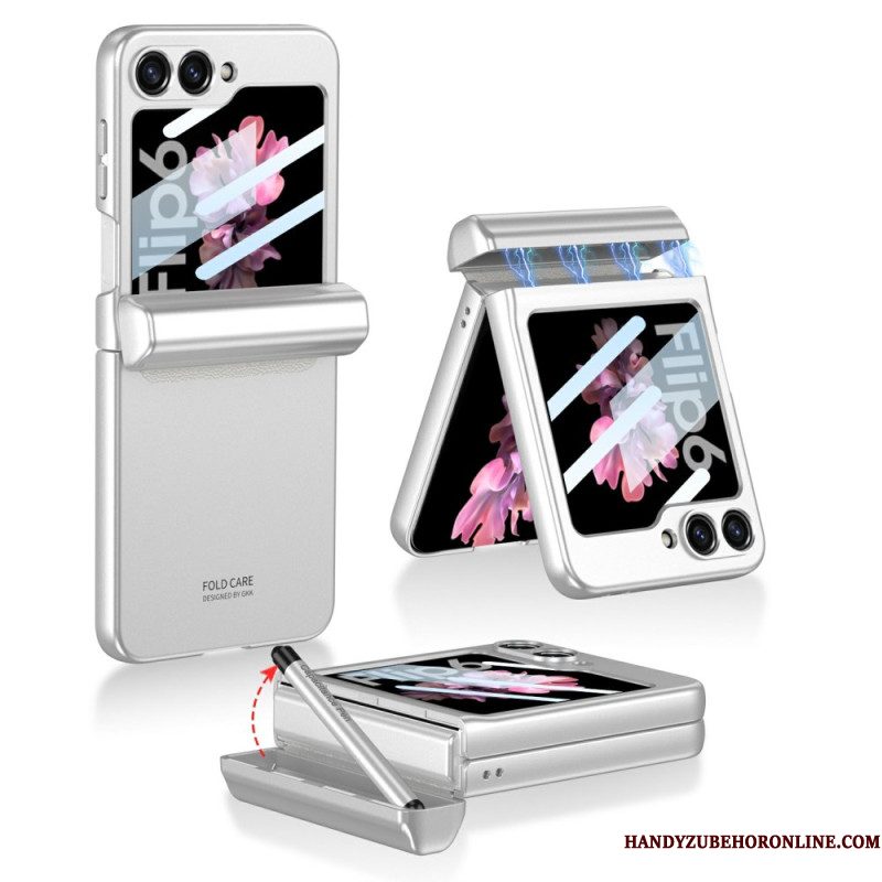 Hoesje Voor Samsung Galaxy Z Flip 7 Fe Stylus En Magnetisch Scharnier