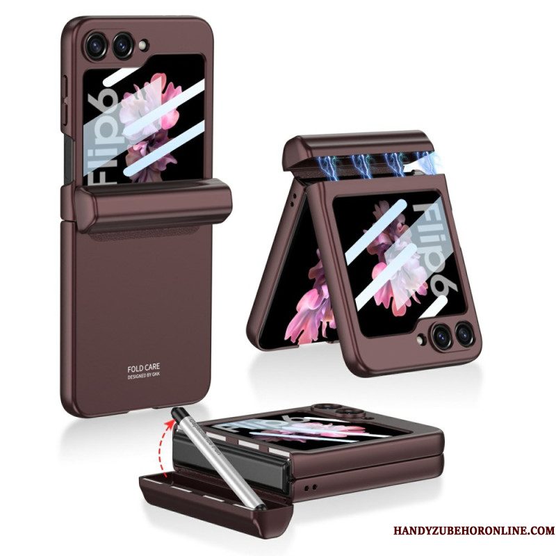 Hoesje Voor Samsung Galaxy Z Flip 7 Fe Stylus En Magnetisch Scharnier