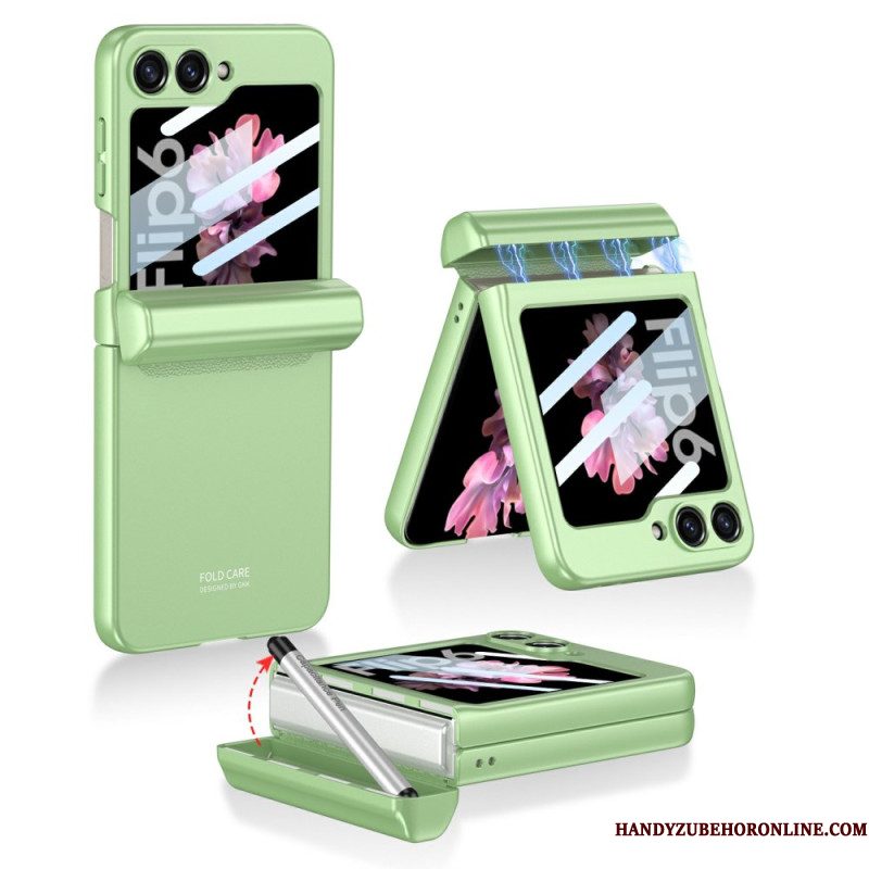 Hoesje Voor Samsung Galaxy Z Flip 7 Fe Stylus En Magnetisch Scharnier