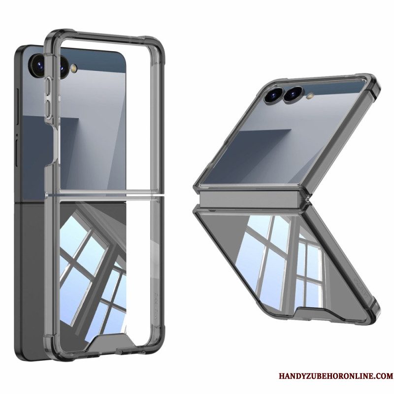 Hoesje Voor Samsung Galaxy Z Flip 7 Gkk Metallic Stijl Velg
