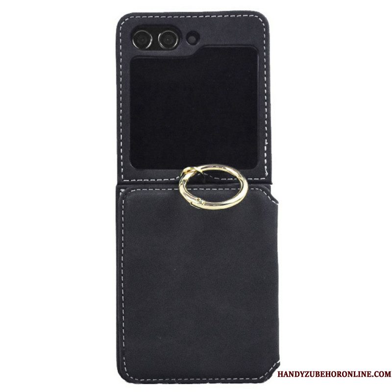 Hoesje Voor Samsung Galaxy Z Flip 7 Kaarthouder En Afneembare Ketting