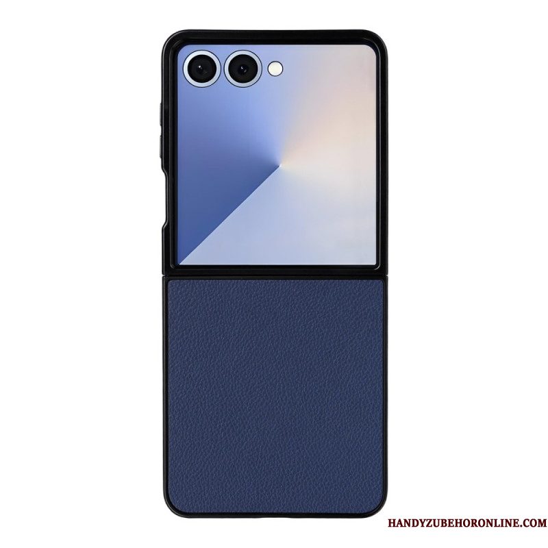 Hoesje Voor Samsung Galaxy Z Flip 7 Leerstructuur