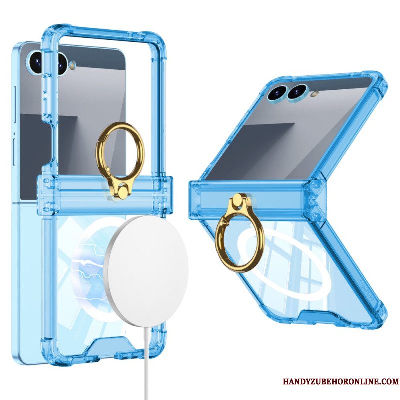 Hoesje Voor Samsung Galaxy Z Flip 7 Magnetisch Met Ringhouder