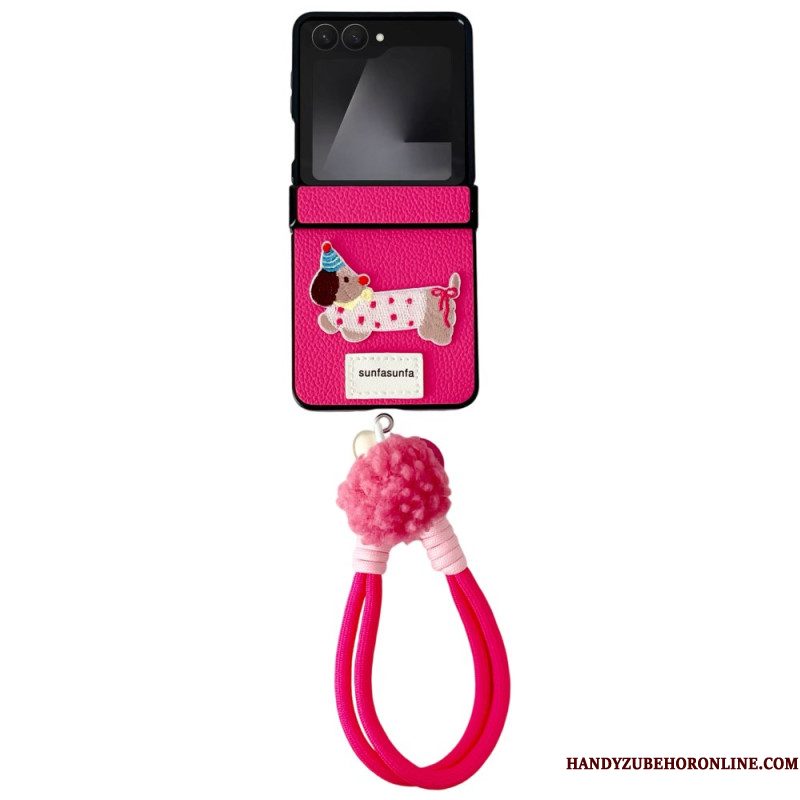 Hoesje Voor Samsung Galaxy Z Flip 7 Scharnierbeschermer En Band