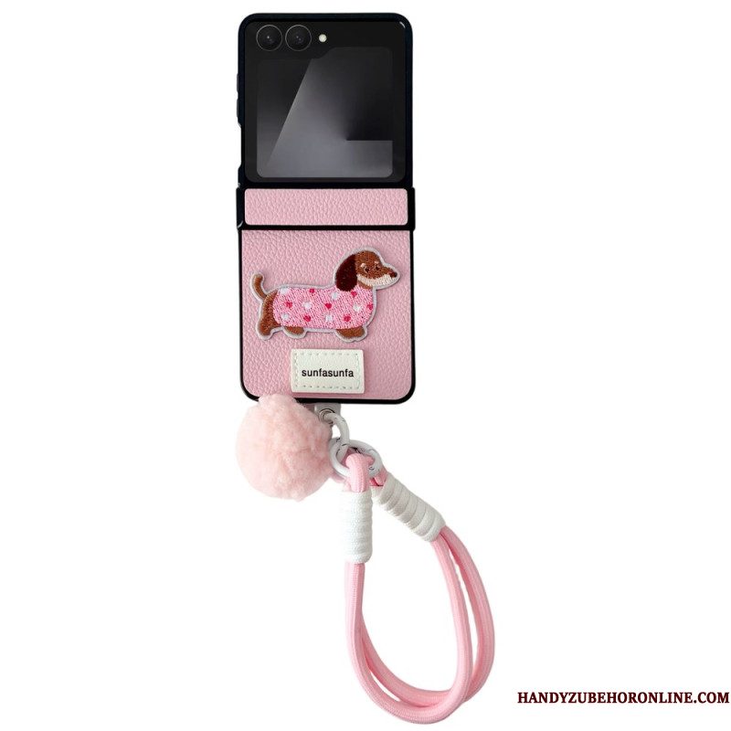 Hoesje Voor Samsung Galaxy Z Flip 7 Scharnierbeschermer En Band