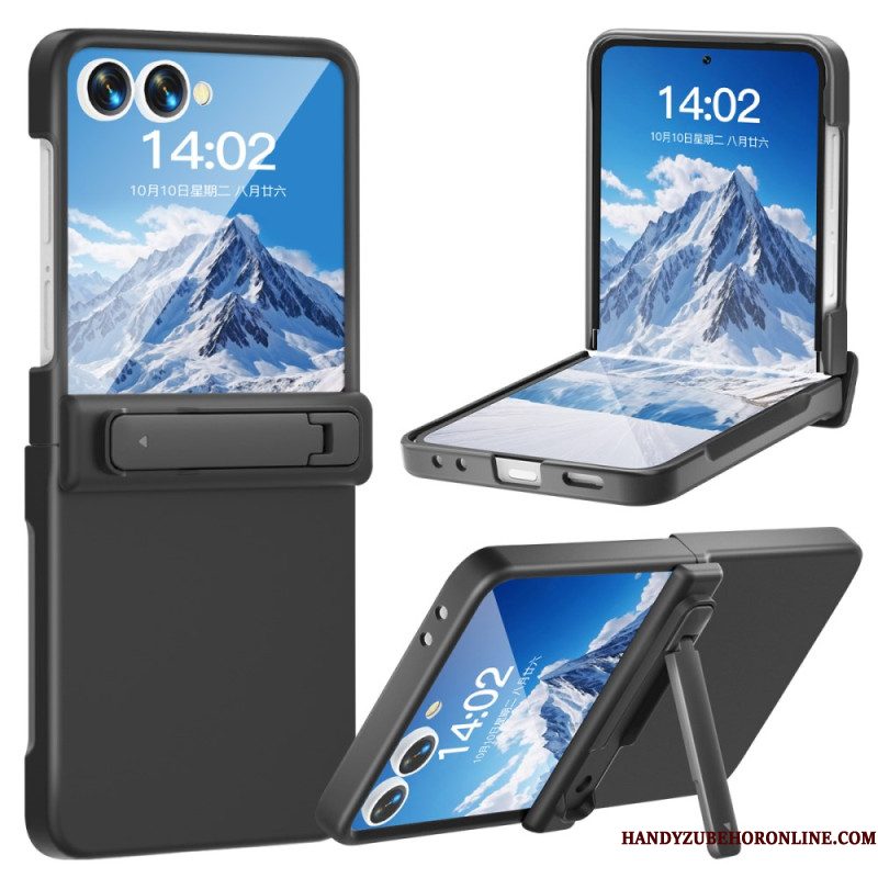 Hoesje Voor Samsung Galaxy Z Flip 7 Scharnierbeschermer En Standaard