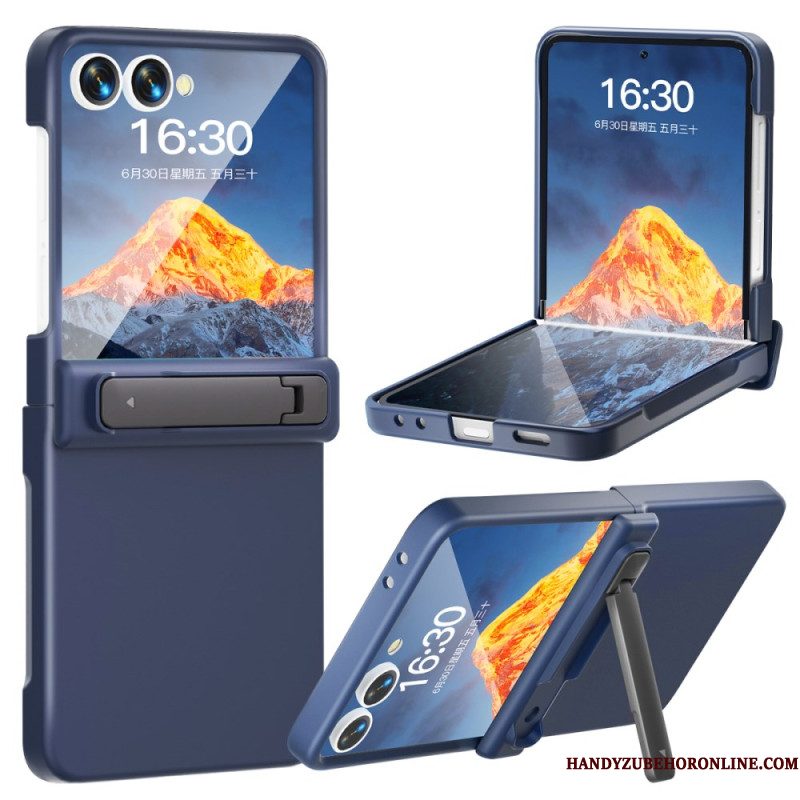 Hoesje Voor Samsung Galaxy Z Flip 7 Scharnierbeschermer En Standaard
