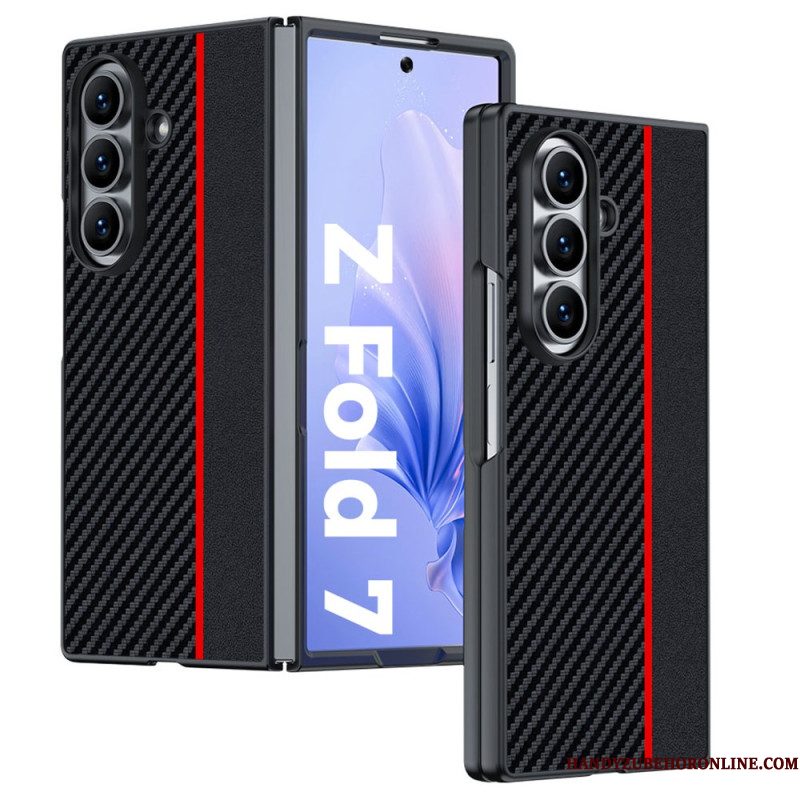 Hoesje Voor Samsung Galaxy Z Fold 7 Carbonvezelversie