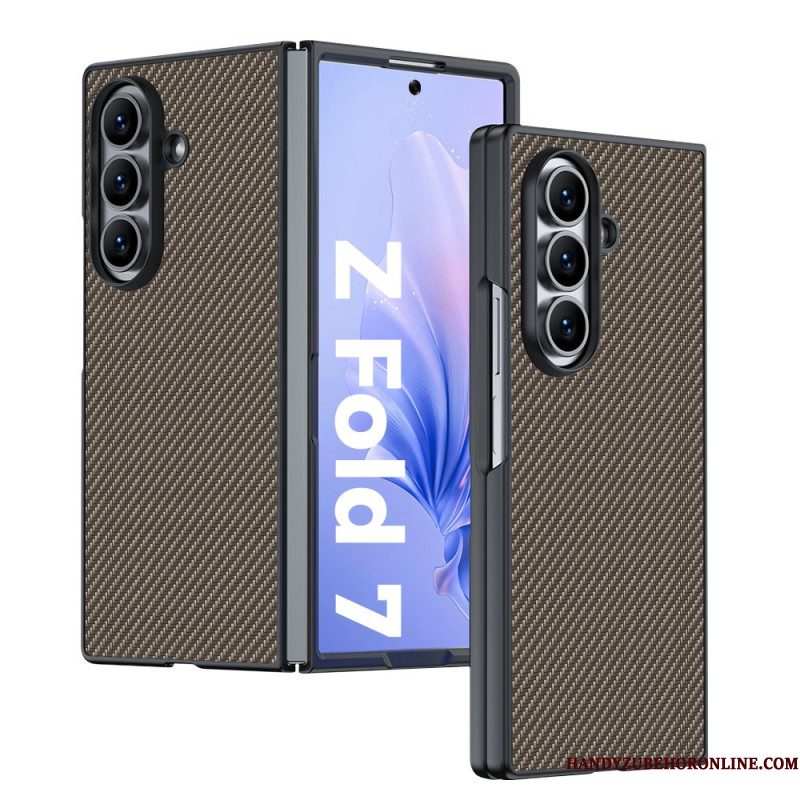 Hoesje Voor Samsung Galaxy Z Fold 7 Carbonvezelversie