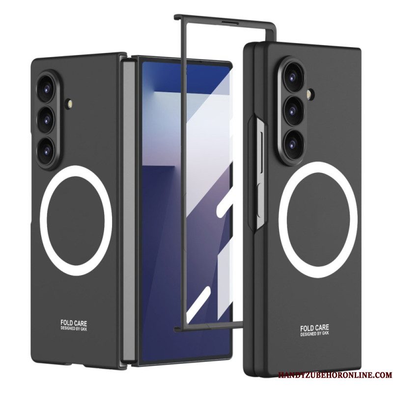 Hoesje Voor Samsung Galaxy Z Fold 7 Magnetische Schermbeschermer Van Gehard Glas