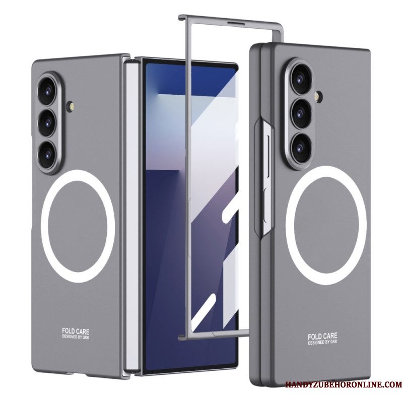 Hoesje Voor Samsung Galaxy Z Fold 7 Magnetische Schermbeschermer Van Gehard Glas