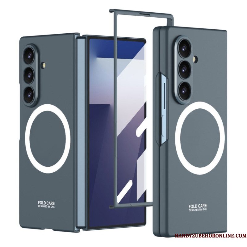Hoesje Voor Samsung Galaxy Z Fold 7 Magnetische Schermbeschermer Van Gehard Glas