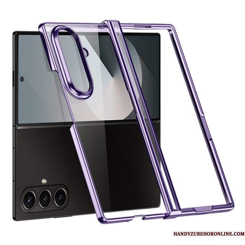 Hoesje Voor Samsung Galaxy Z Fold 7 Metal Effect Scharnier Design