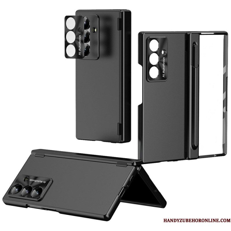 Hoesje Voor Samsung Galaxy Z Fold 7 Schermbeschermer Van Gehard Glas En Stylushouder