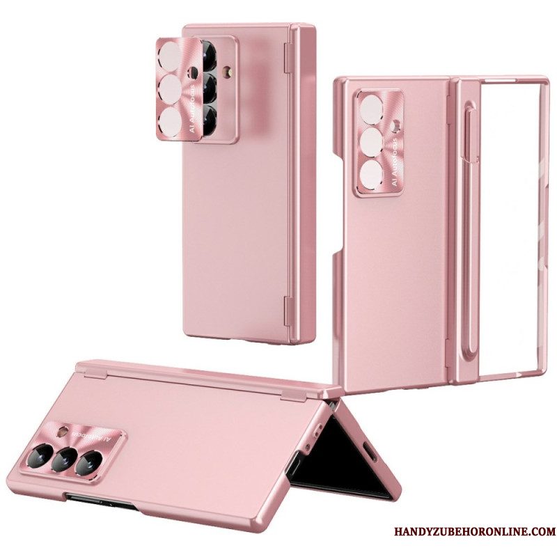 Hoesje Voor Samsung Galaxy Z Fold 7 Schermbeschermer Van Gehard Glas En Stylushouder