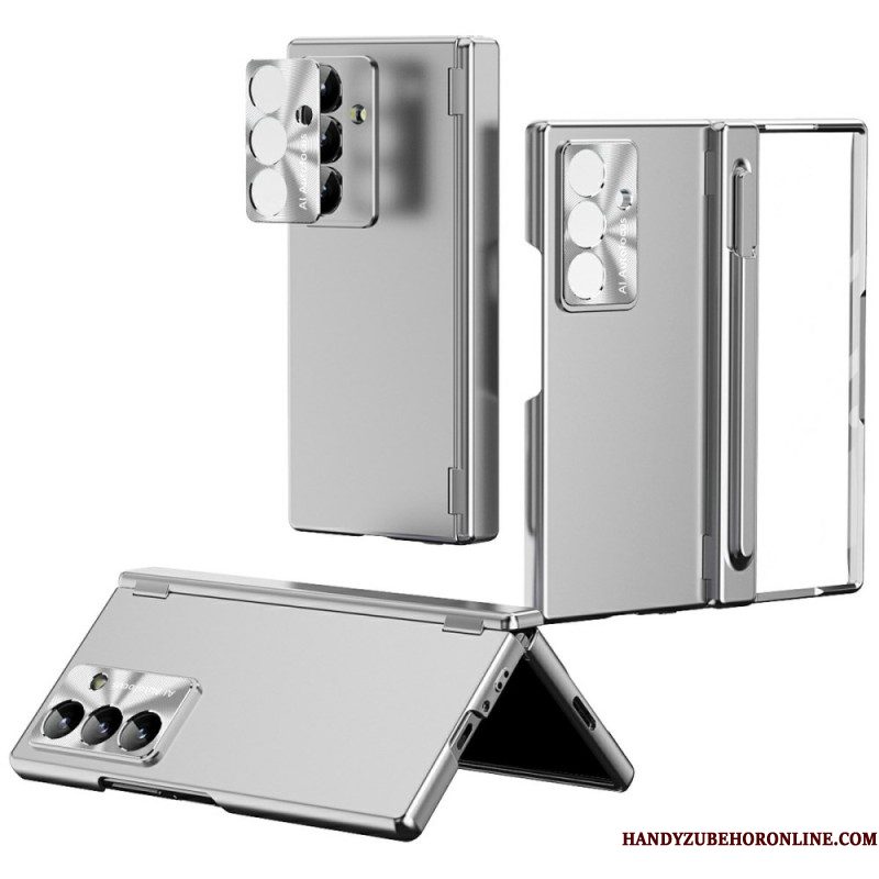 Hoesje Voor Samsung Galaxy Z Fold 7 Schermbeschermer Van Gehard Glas En Stylushouder