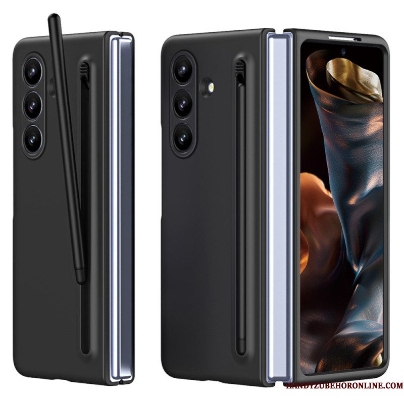 Hoesje Voor Samsung Galaxy Z Fold 7 Stylus En Gehard Glazen Schermbeschermer