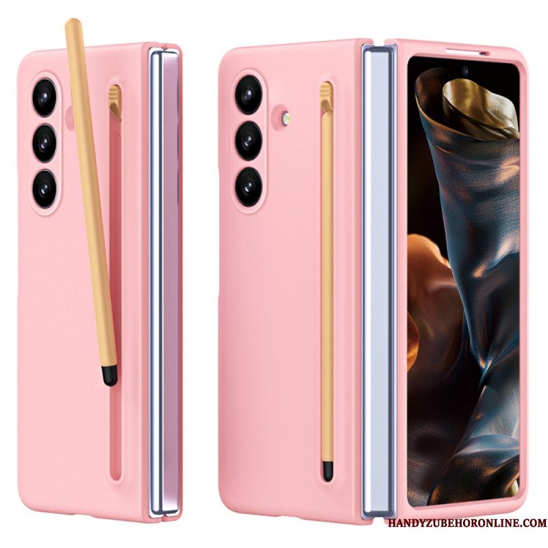 Hoesje Voor Samsung Galaxy Z Fold 7 Stylus En Gehard Glazen Schermbeschermer