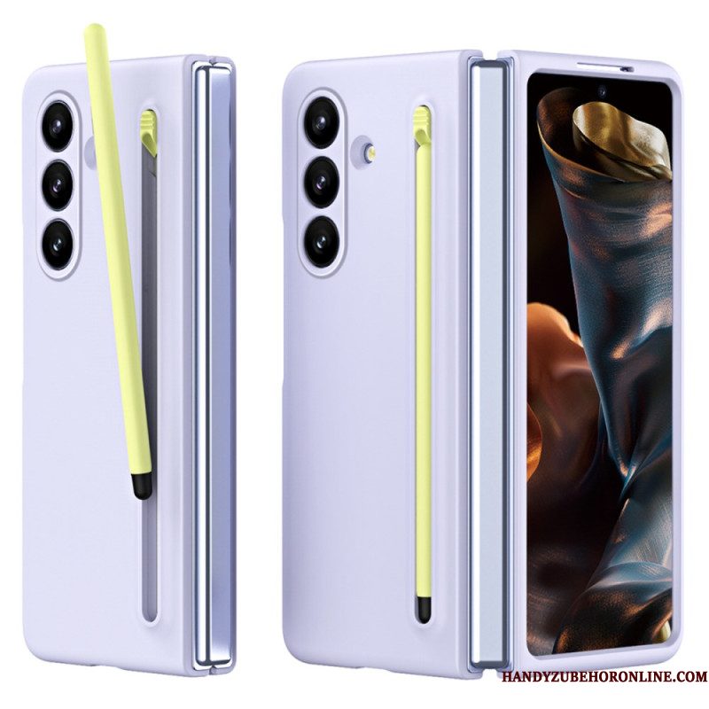 Hoesje Voor Samsung Galaxy Z Fold 7 Stylus En Gehard Glazen Schermbeschermer