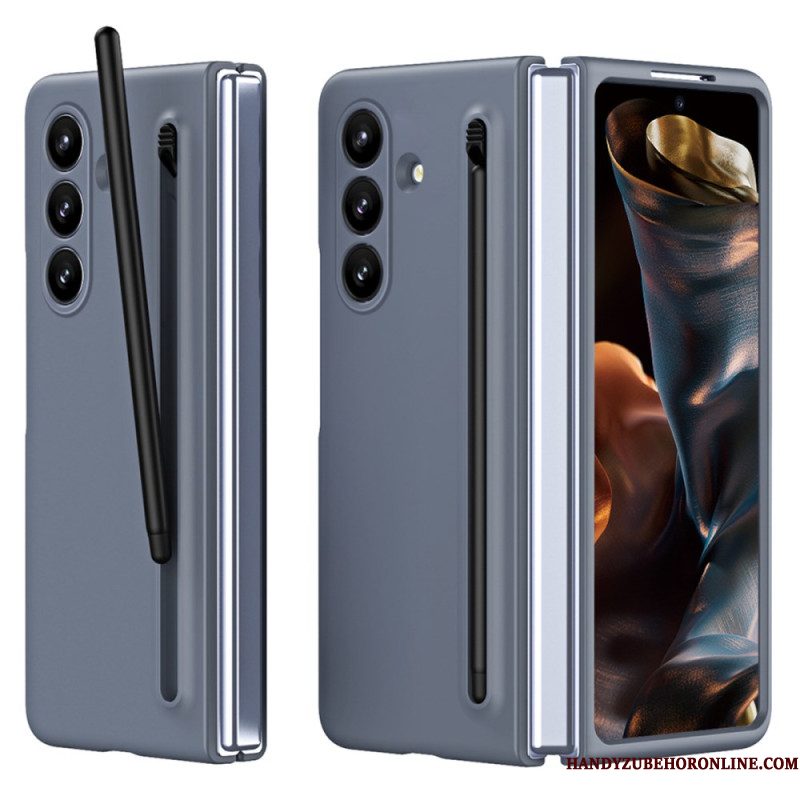 Hoesje Voor Samsung Galaxy Z Fold 7 Stylus En Gehard Glazen Schermbeschermer