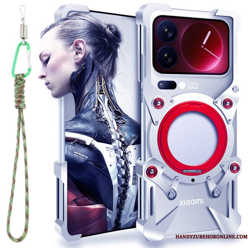 Hoesje Voor Xiaomi 17 Pro Magnetische Sluiting En Riem