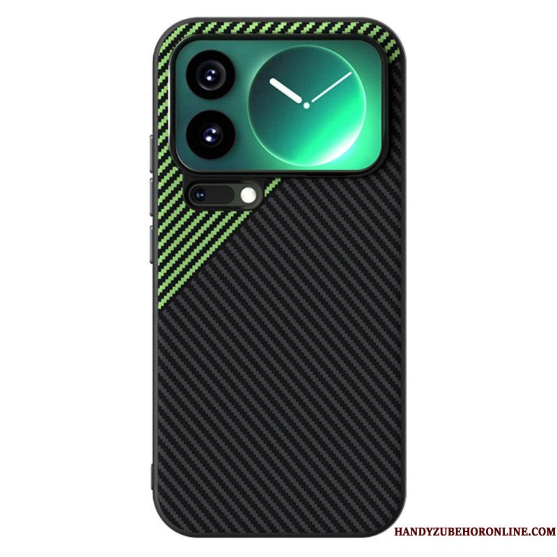 Hoesje Voor Xiaomi 17 Pro Max Abeel Carbon Fiber Magnetische Sluiting