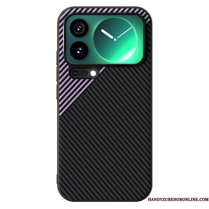 Hoesje Voor Xiaomi 17 Pro Max Abeel Carbon Fiber Magnetische Sluiting