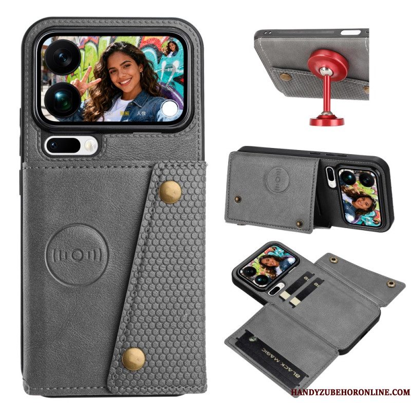 Hoesje Voor Xiaomi 17 Pro Max Kaarthouder Met Leerlook
