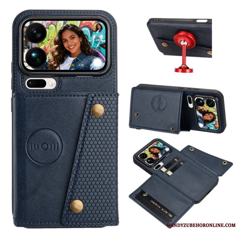 Hoesje Voor Xiaomi 17 Pro Max Kaarthouder Met Leerlook