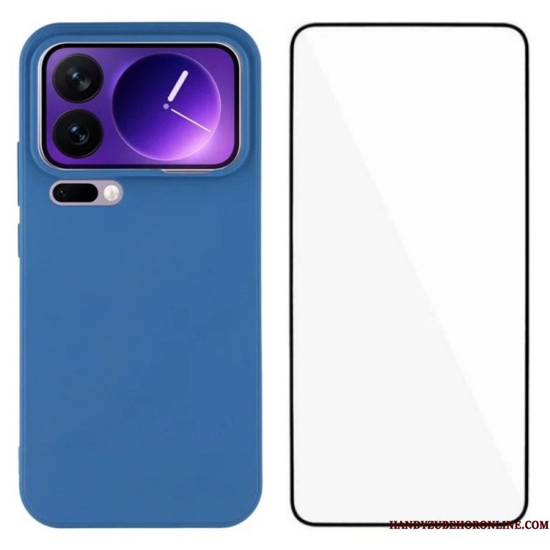 Hoesje Voor Xiaomi 17 Pro Max Siliconen Met Schermbeschermer