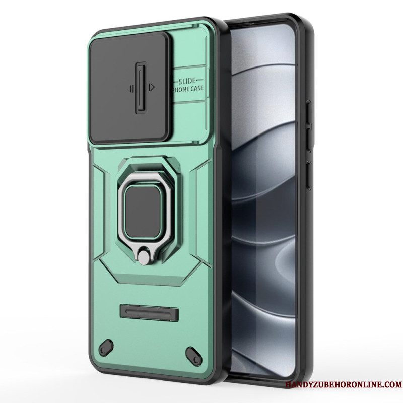 Hoesje Voor Xiaomi Redmi Note 14 5g Multifunctioneel Met Houder En Lensbeschermer
