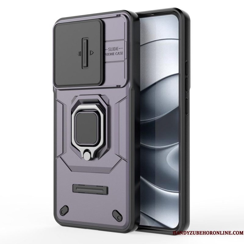Hoesje Voor Xiaomi Redmi Note 14 5g Multifunctioneel Met Houder En Lensbeschermer