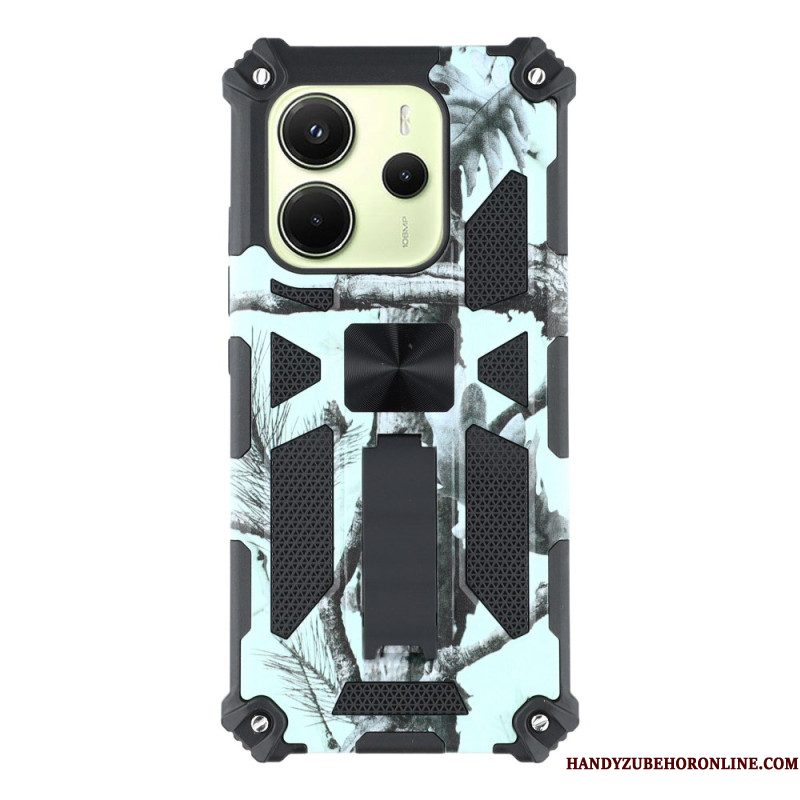 Hoesje Voor Xiaomi Redmi Note 14 5g Robuust Met Geïntegreerde Standaard Camouflage