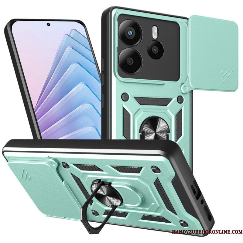 Hoesje Voor Xiaomi Redmi Note 14 5g Schuifbare Cameracover En Standaard